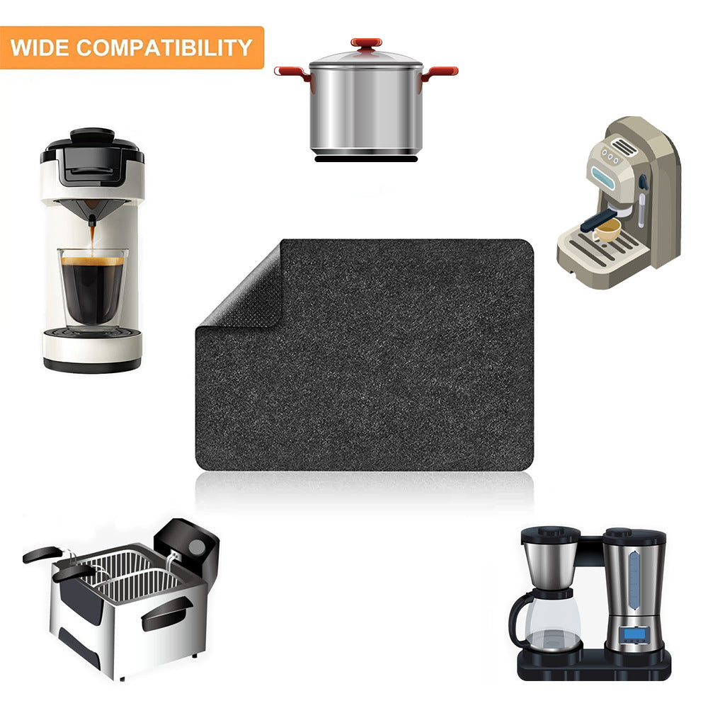 Air Fryer Felt Mat Kitchen Countertop Heat-resistant Countertop Silicone Non-slip Protective Pad