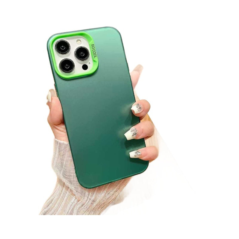 High-grade Color Silver Phone Case Matte Protective Cover