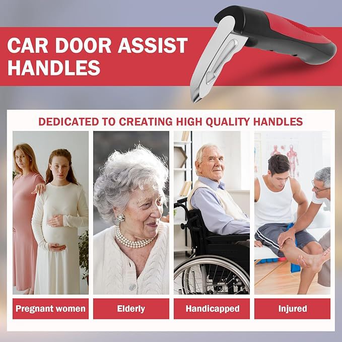 Multi-functional Car Door Assist Handle Support