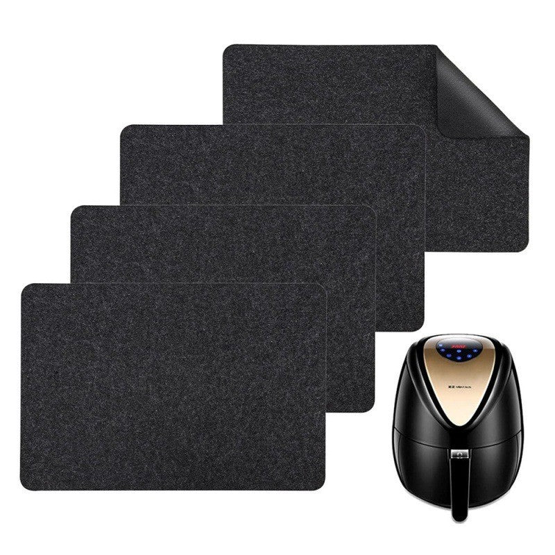 Air Fryer Felt Mat Kitchen Countertop Heat-resistant Countertop Silicone Non-slip Protective Pad