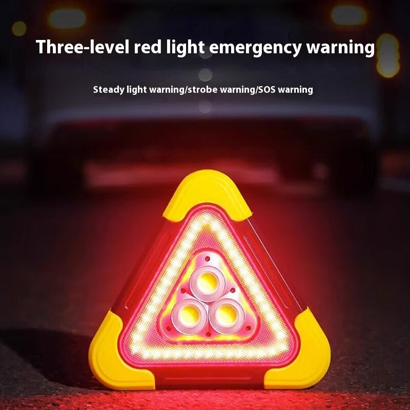 Car Tripod Car Warning Board With LED Lighting Lamp