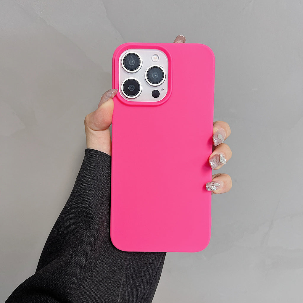Solid Color Half Pack Skin Feeling Matte Cover Protective Case