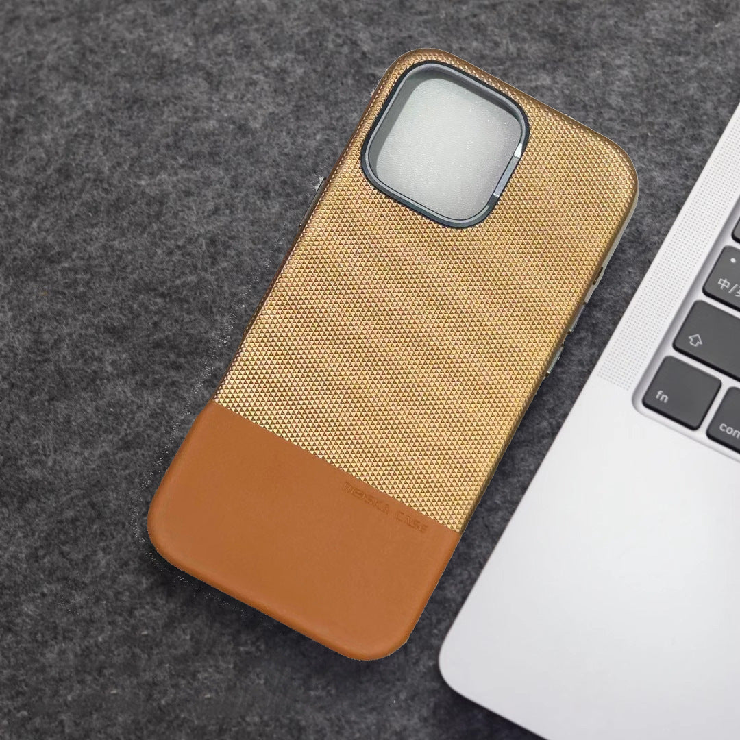 Double-piece Leather Drop-resistant Protective Cover Magnetic Phone Case