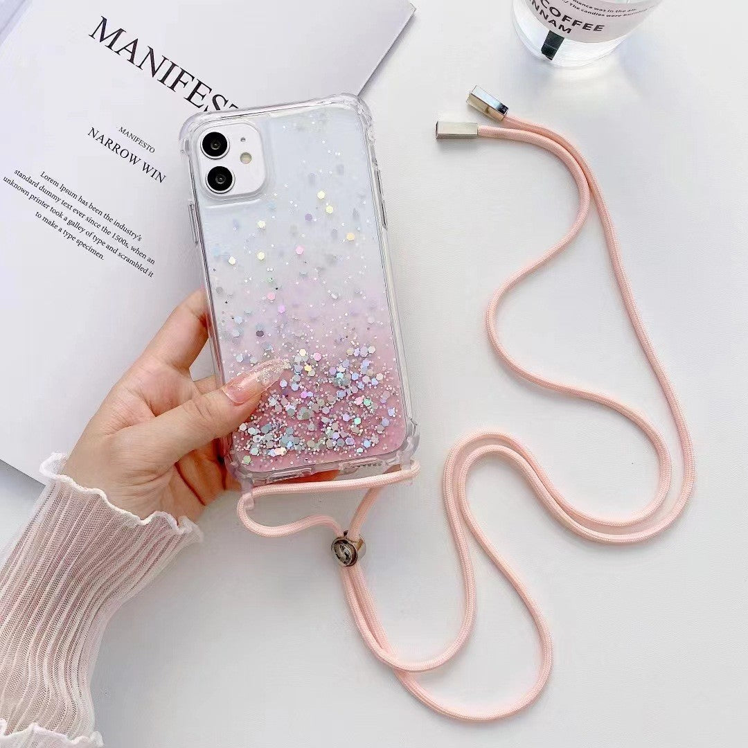 New Glitter Integrated Lanyard Cover
