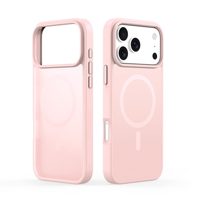 Magnetic Skin-feel Minimalist Matte Transparent Back Cover
