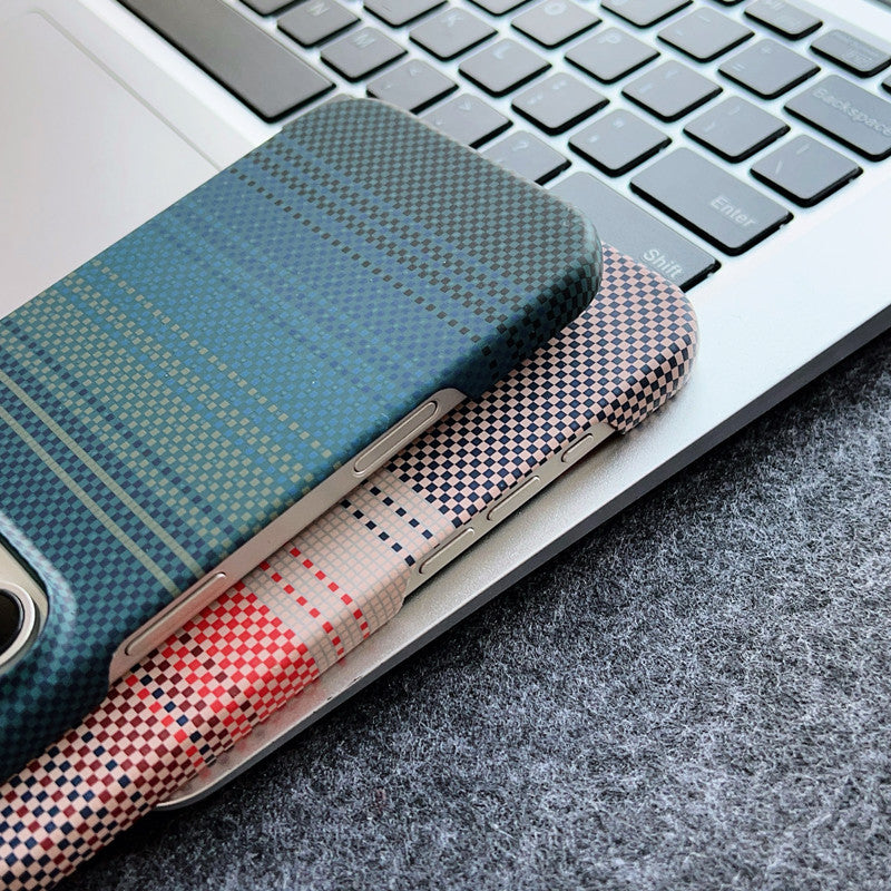 Frosted Magnetic Phone Case Carbon Fiber Protective Cover