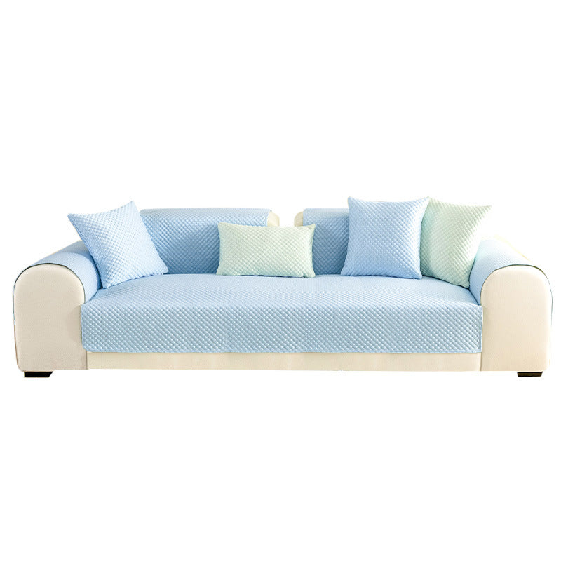 Ice Silk Sofa Cushion Summer Simple Modern Cool Seat Cushion Non-slip Sofa Cover Cover Cloth Towel