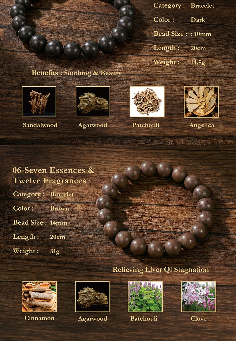 Traditional Chinese Medicine Jewelry Bead Bracelet