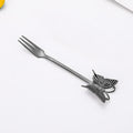 Stainless Steel Spoon Fork Gift Cute Cartoon Butterfly Fork Spoon