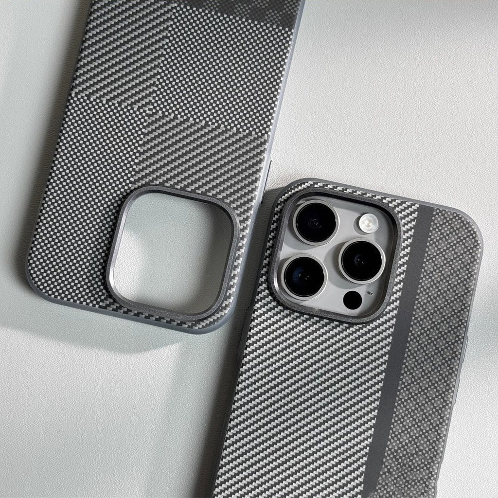 Mobile Phone Carbon Fiber Drop-resistant Protective Cover