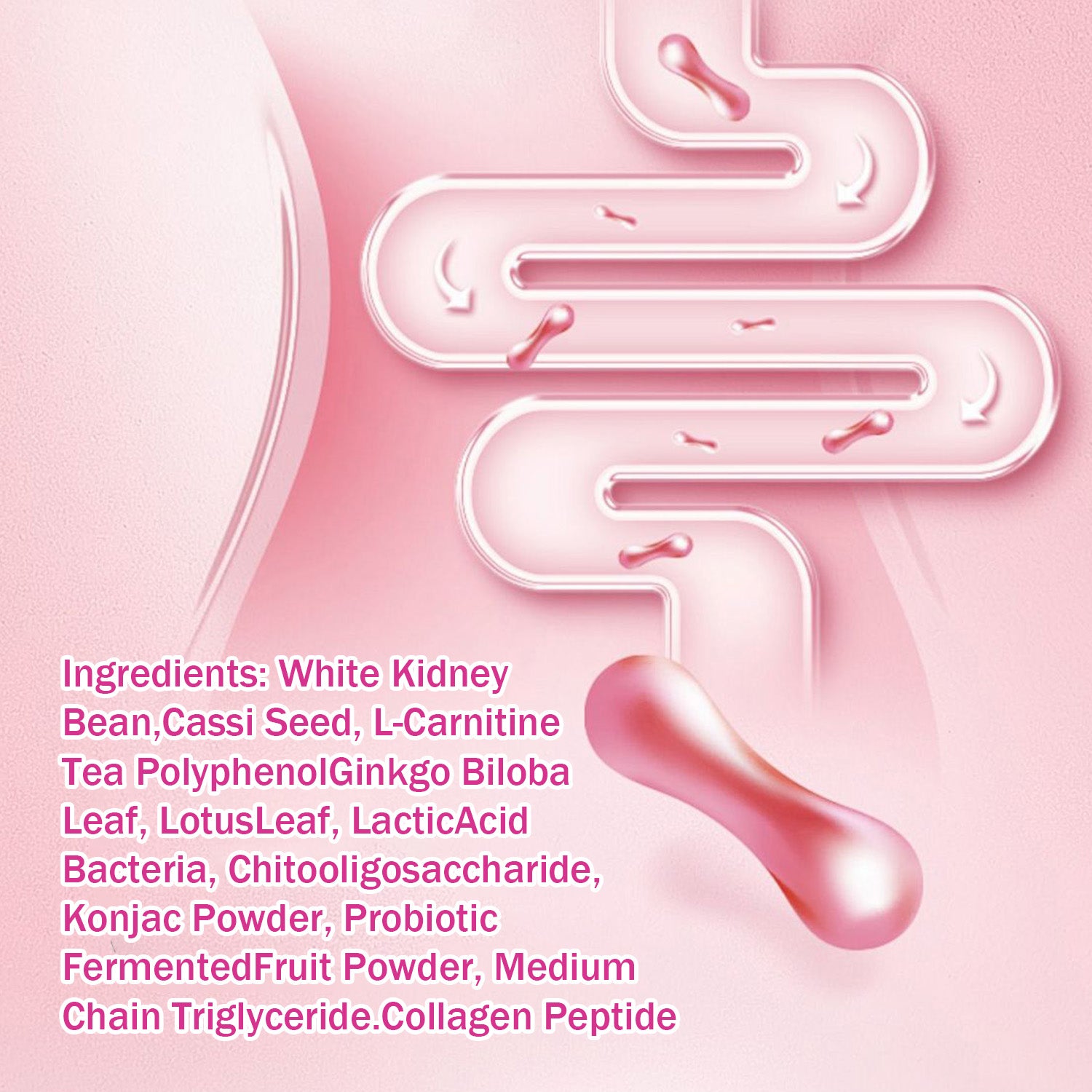 Customized 5 Day Flat Tummy Fat Burner Herbal Supplement Wholesale Slimming Tablets OEM ODM Collagen Peptide Probiotic Candy Private Label Belly Burner Enhance Metabolism Detox Cleanse