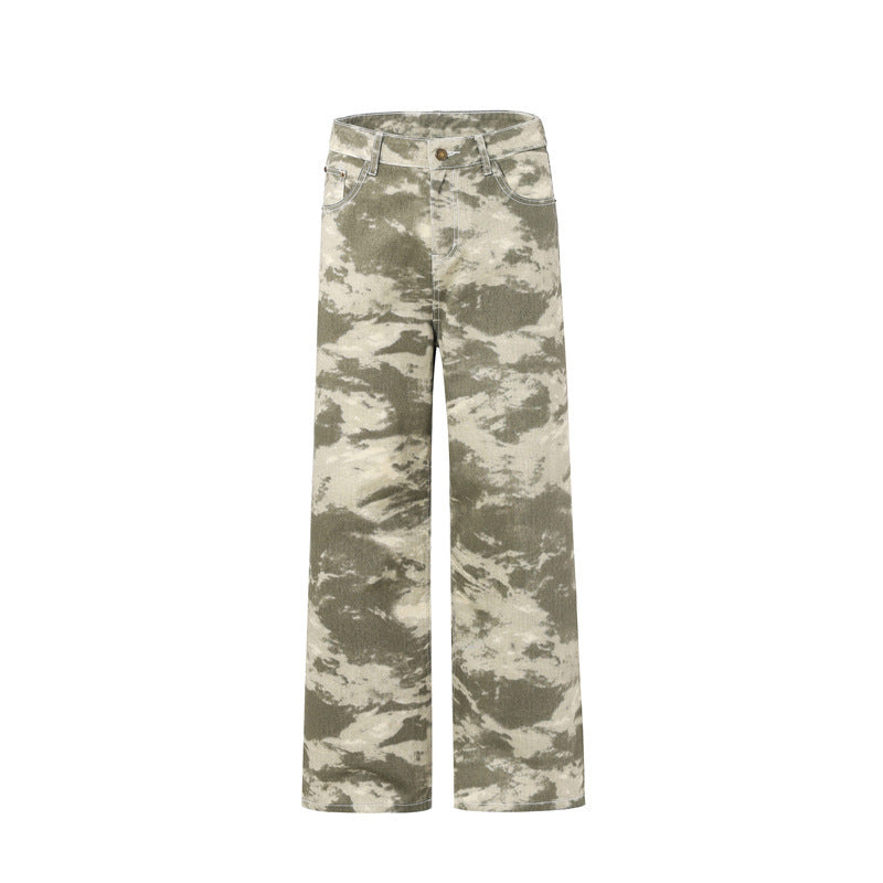 All-matching Baggy Straight Trousers
