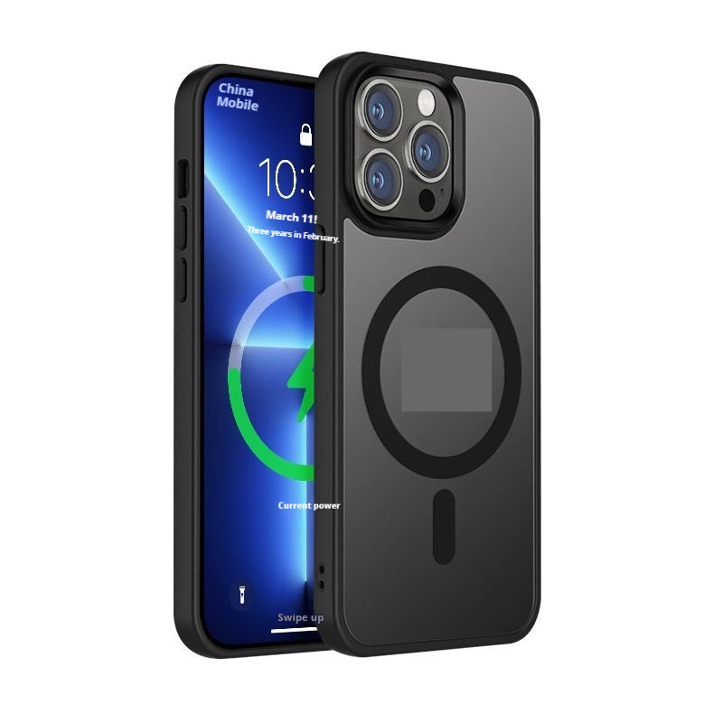 Magnetic Suction Shell Frosted Drop-resistant Protective Cover Phone Case