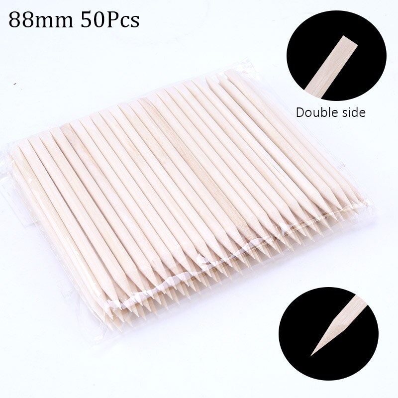 Wooden Nail Art Sticks 100 Pcs Set
