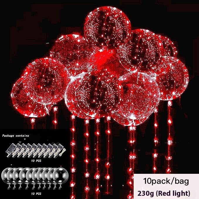 Helium Floating Air Led Glowing Balloon Party Decoration Balloon