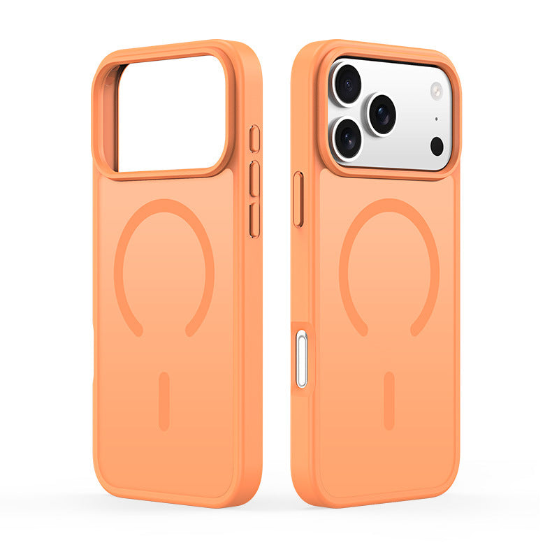 Magnetic Skin-feel Minimalist Matte Transparent Back Cover