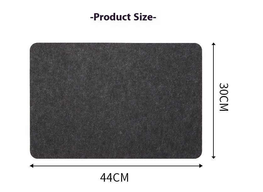 Air Fryer Felt Mat Kitchen Countertop Heat-resistant Countertop Silicone Non-slip Protective Pad