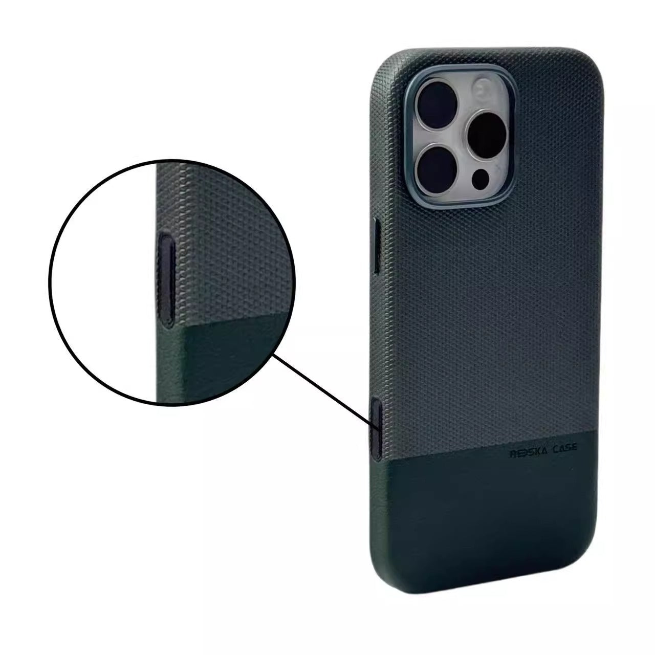 Double-piece Leather Drop-resistant Protective Cover Magnetic Phone Case
