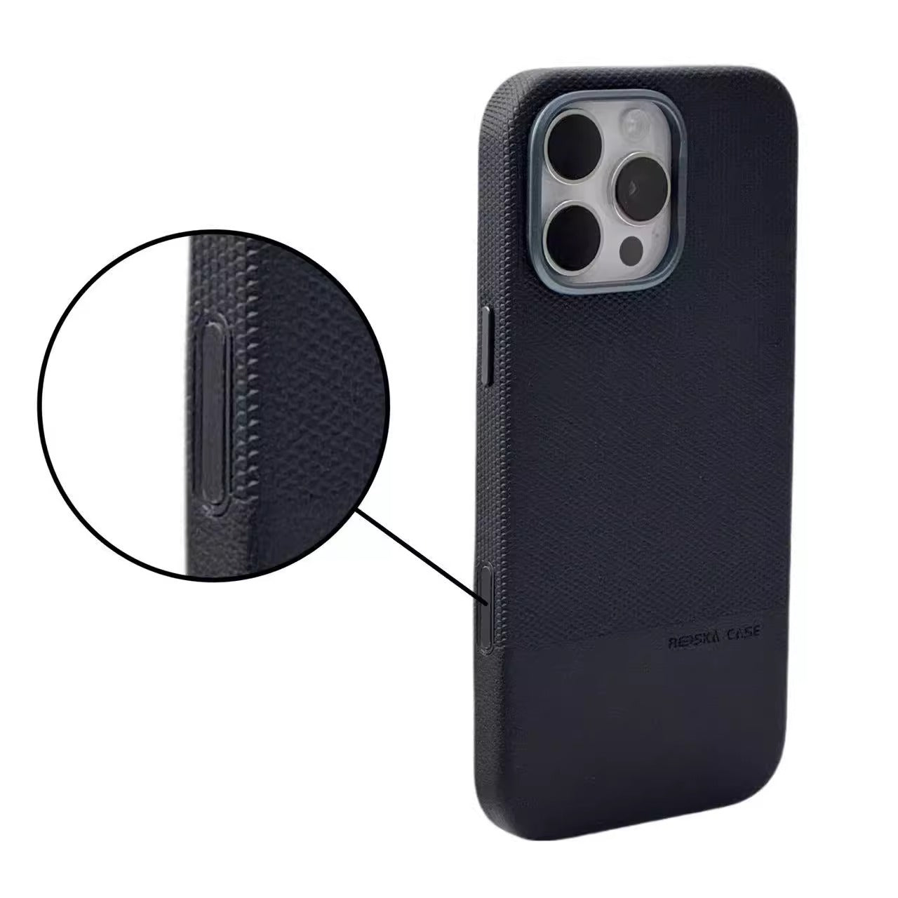 Double-piece Leather Drop-resistant Protective Cover Magnetic Phone Case