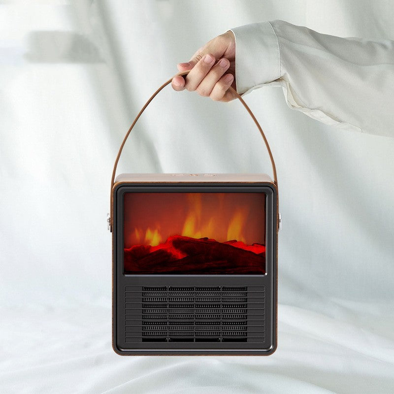 Household Small Wood Grain Electric Heater