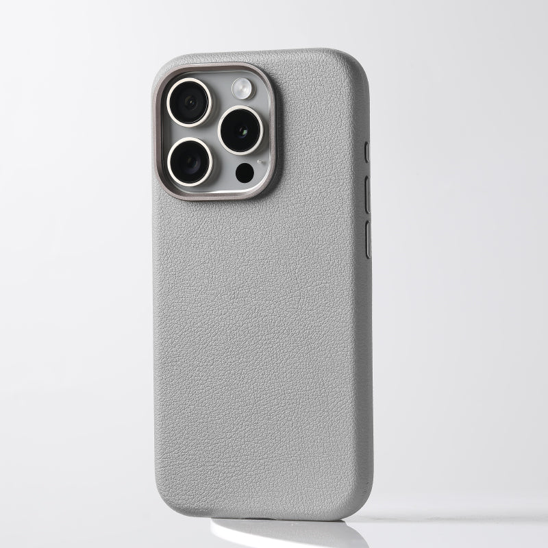 Leather Protective Cover Magsafe Magnetic Por Metal Lens Ip All-inclusive