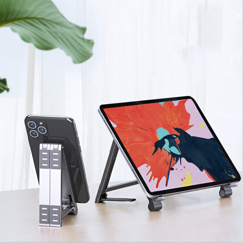 Aluminum notebook tablet stand