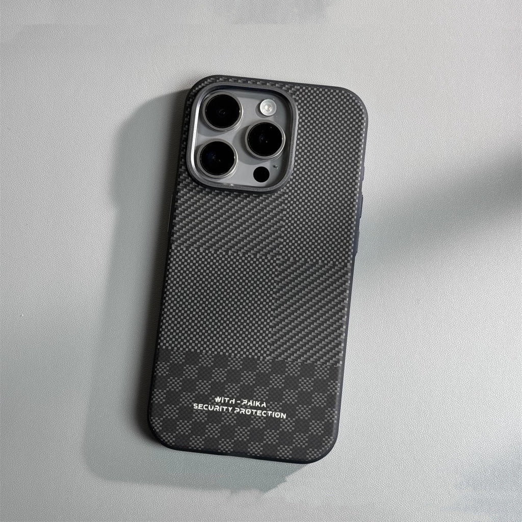 Mobile Phone Carbon Fiber Drop-resistant Protective Cover