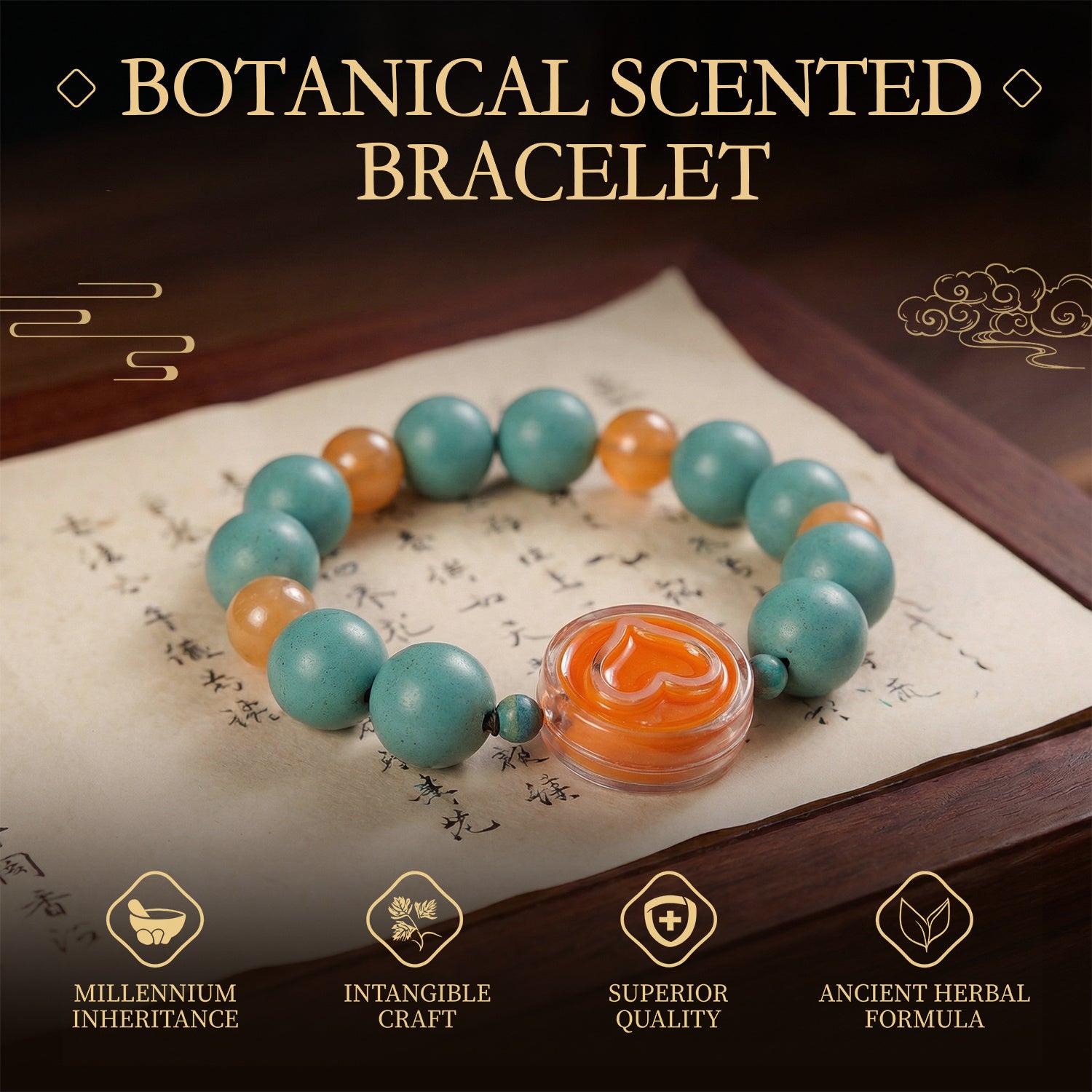 Traditional Chinese Medicine Jewelry Bead Bracelet