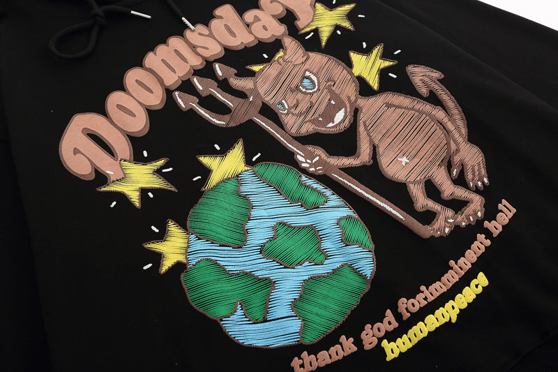 Baggy Hip Hop Couple Hoodie