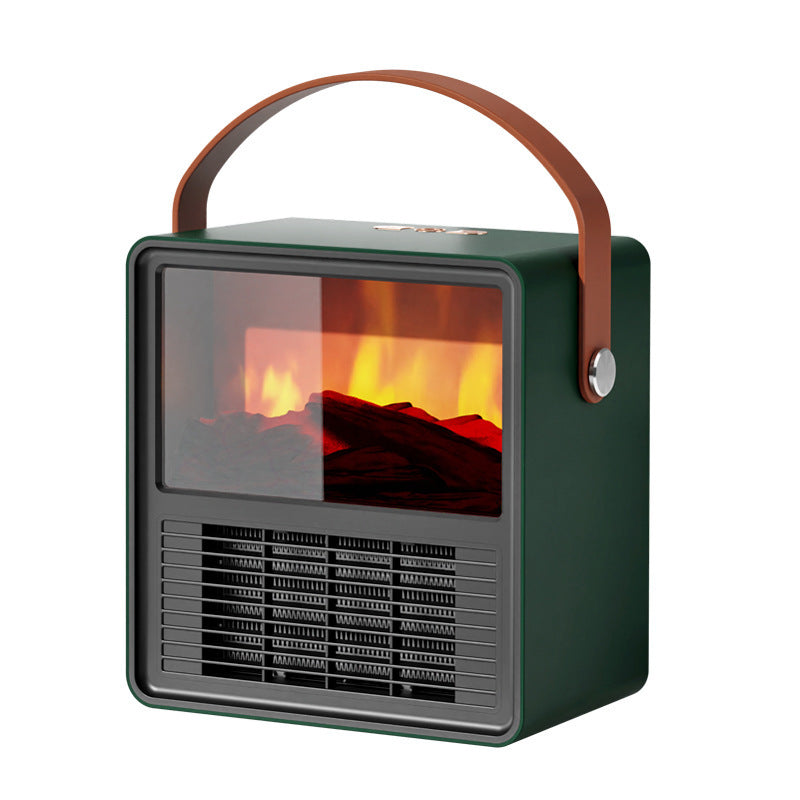 Household Small Wood Grain Electric Heater