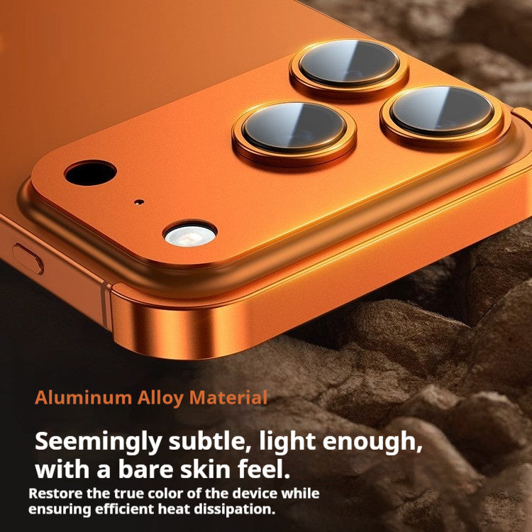 Metal Four-corner Pad For Iphone17promax Phone Case Ultra-thin Frameless Lens Protective Cover