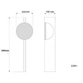 Advanced Modern And Minimalist Stainless Steel Corrugated Wall Lamp