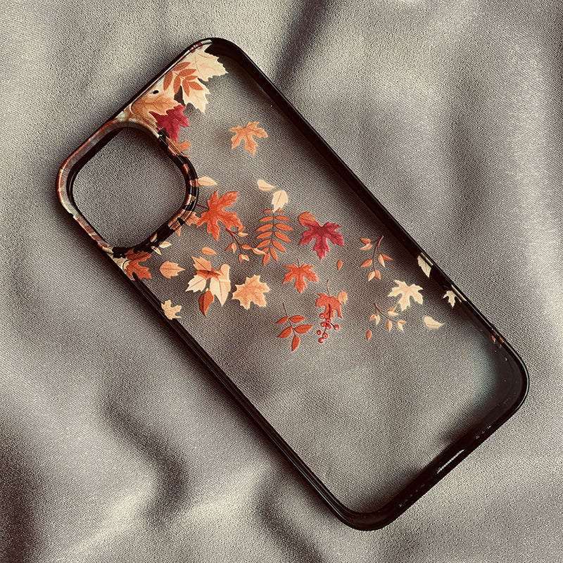 Drop-resistant Protective Cover Creative Autumn Wind And Fallen Leaves Phone Case