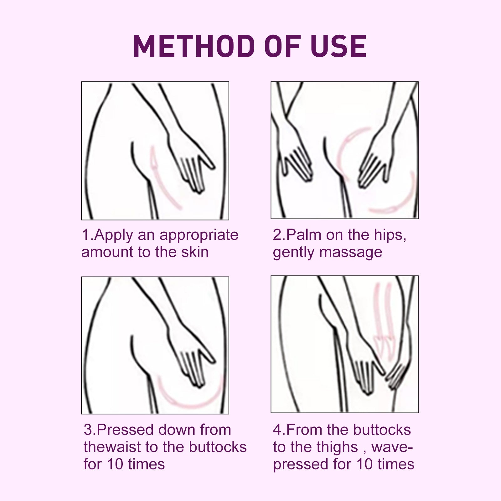 Hip Lifting Essential Oil Lifting Massage Oil Firming Body Shaping Peach Hip Highlight Curve Hip Lifting