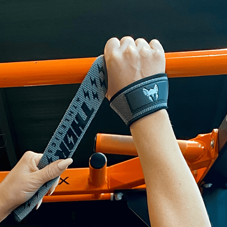 Lifting Straps | Extra Grip | Grijs