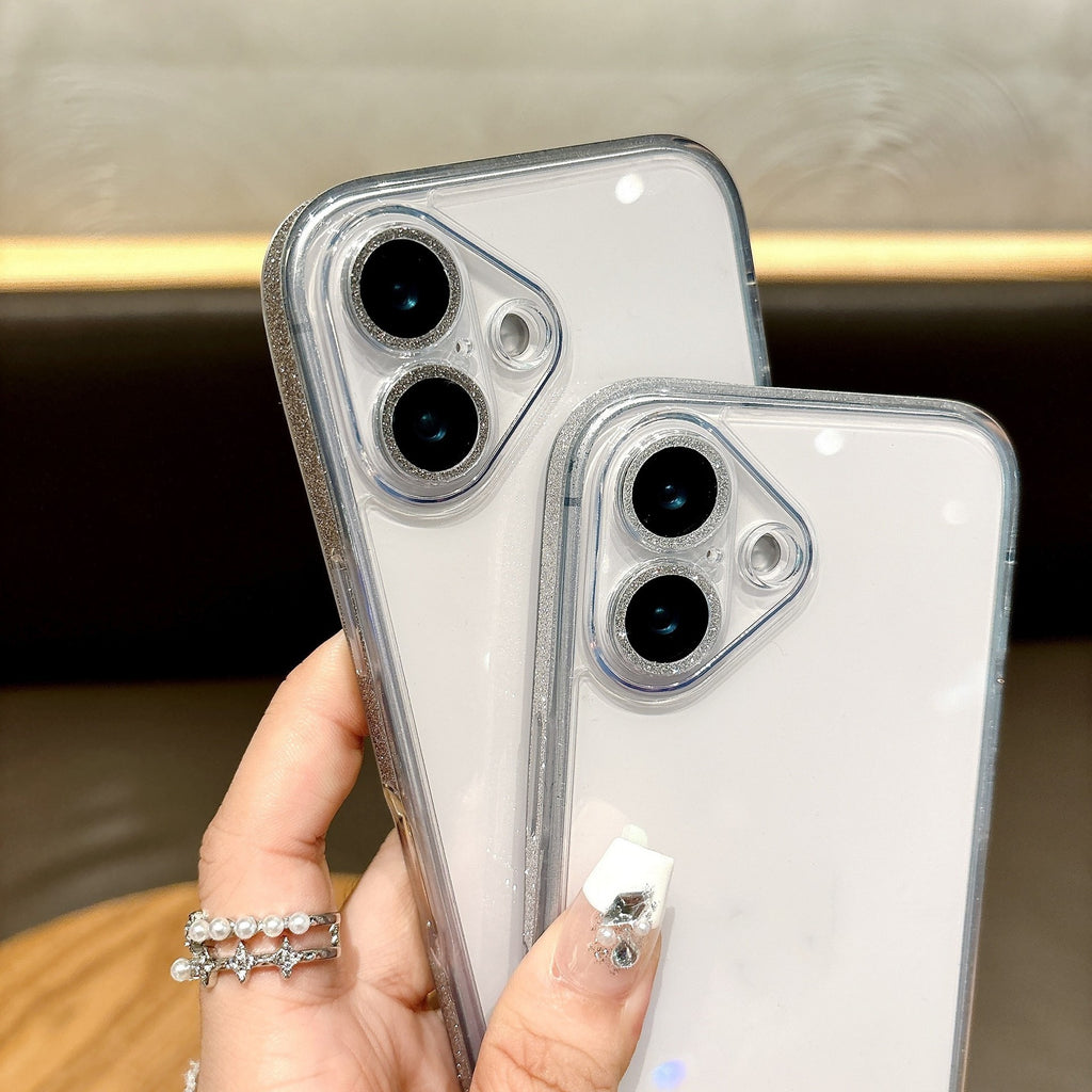 Phone Case Transparent Glass Protective Cover