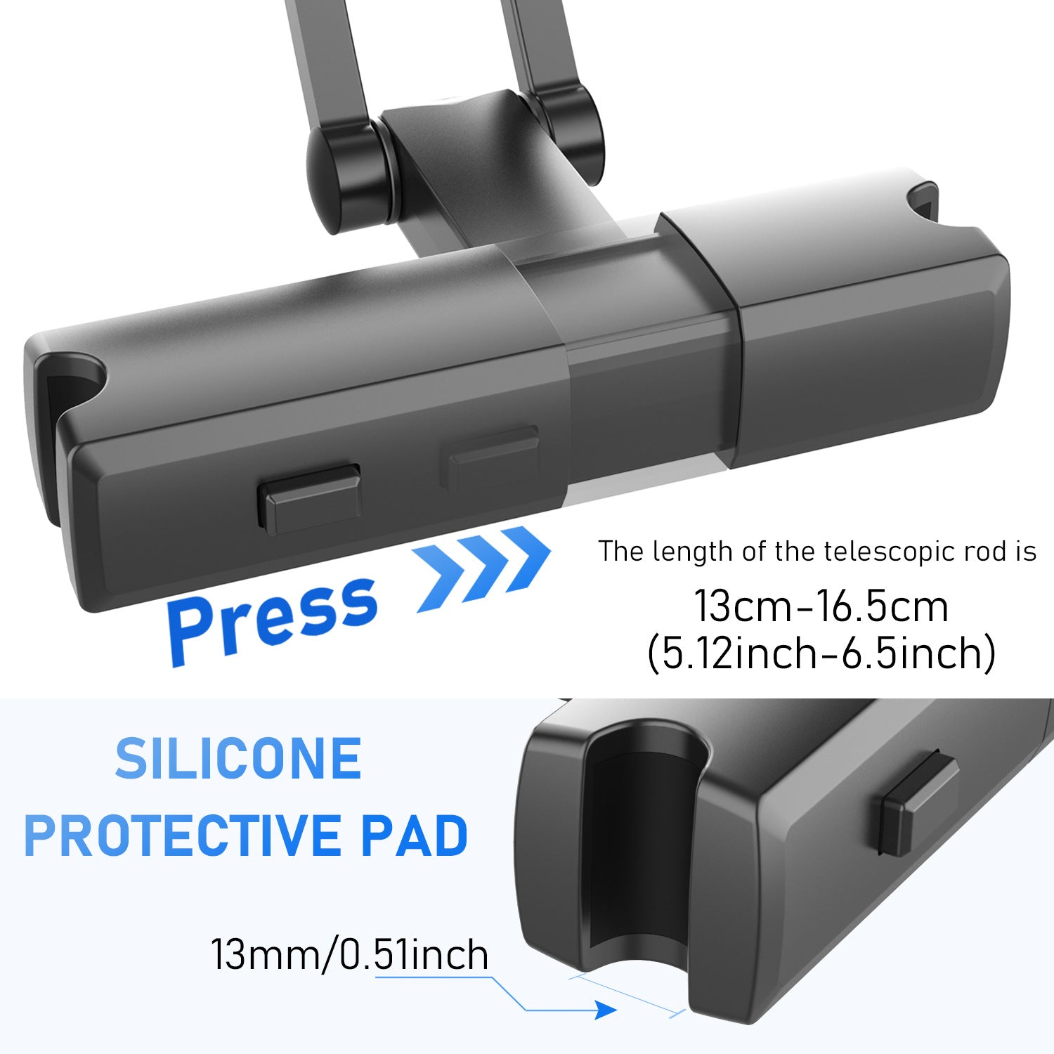 Car Rear Seat Phone Tablet Bracket