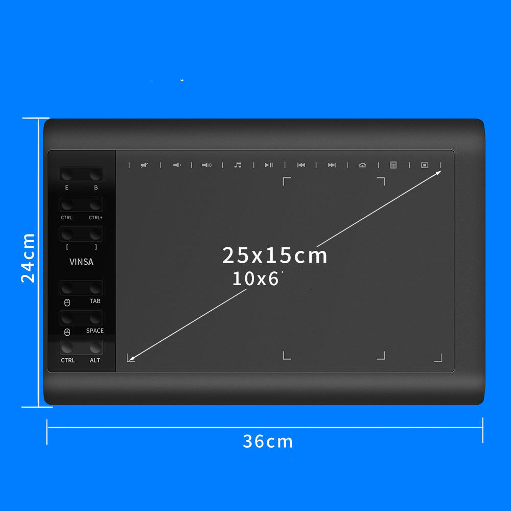 1060PLUS Digital Tablet Freehand Tablet Computer