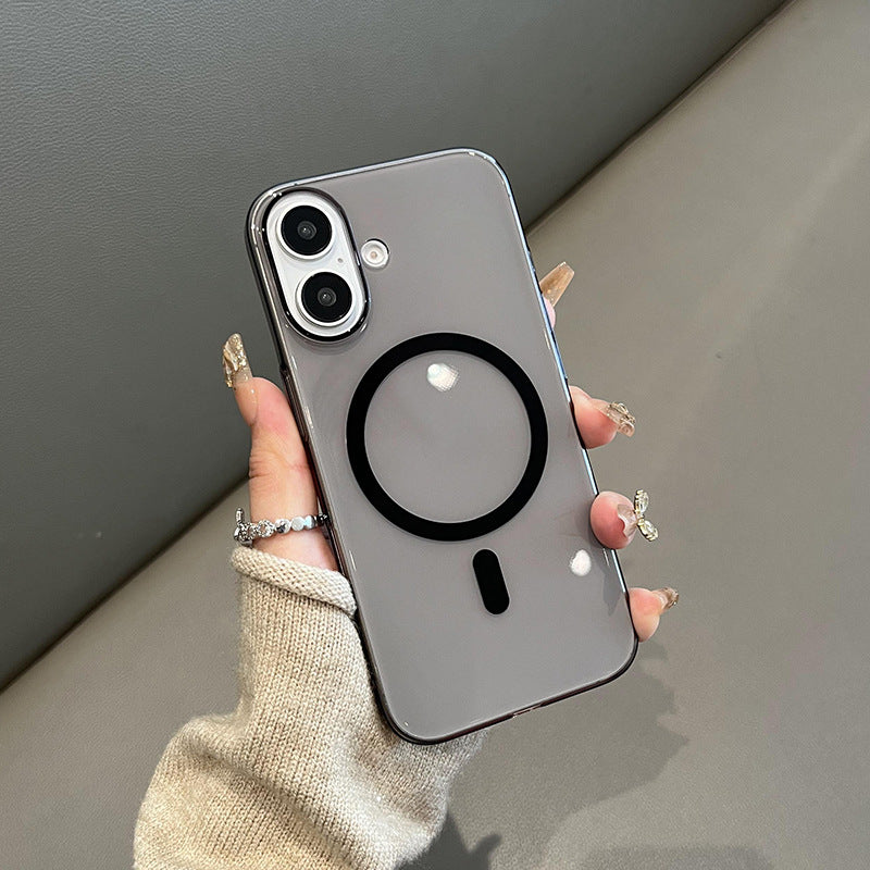 New Ultra-thin Transparent Magnetic Phone Case