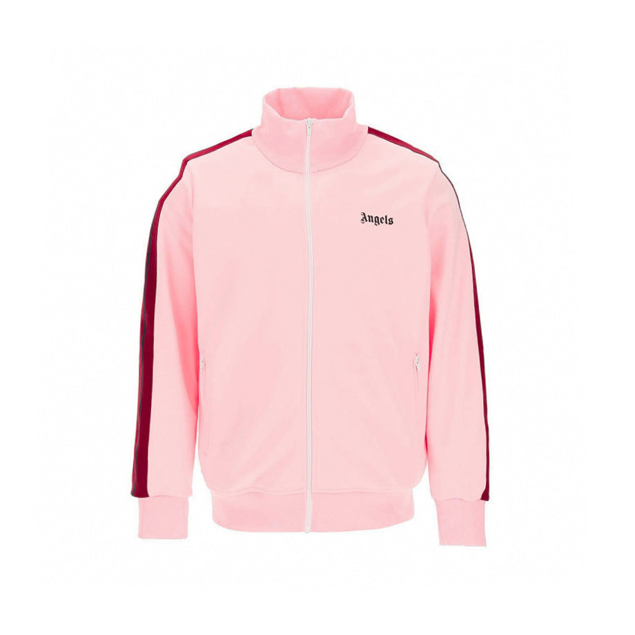 Angel Rainbow Side Woven Strip Classic Vintage Baggy Coat