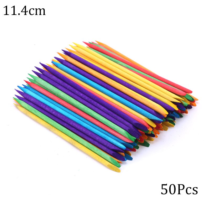 Wooden Nail Art Sticks 100 Pcs Set