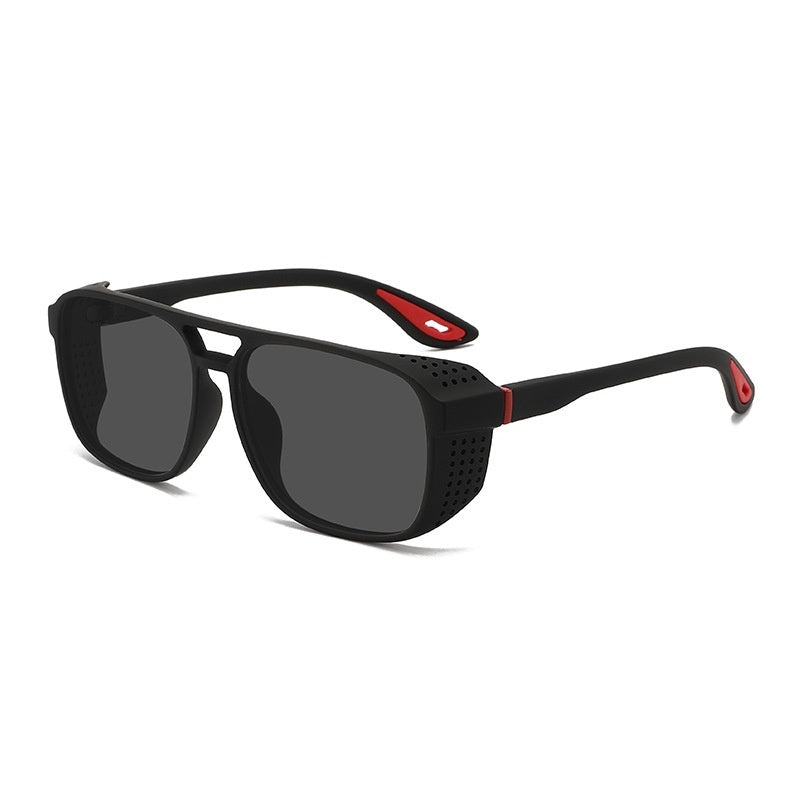 Outdoor Polarized Sunglasses With A Double-beam Side-cutout Design