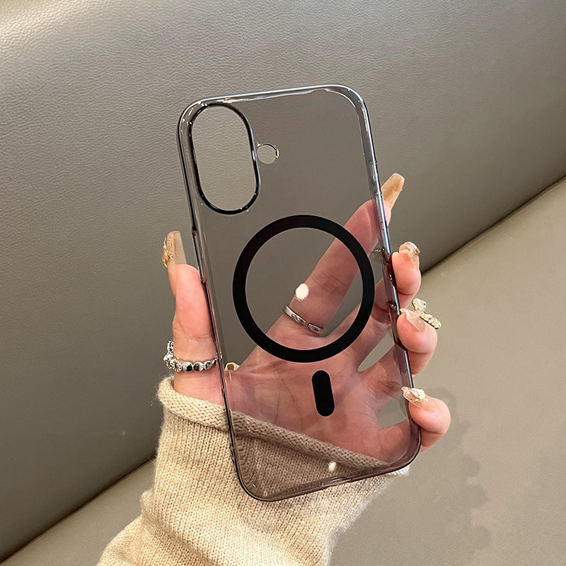 New Ultra-thin Transparent Magnetic Phone Case
