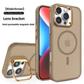 New Lens Cover Bracket Magnetic Phone Case