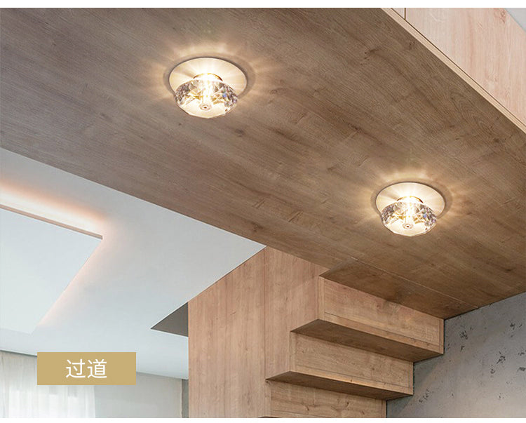 Kristal Buislamp Spotlight - Diamant Plafondlamp E14