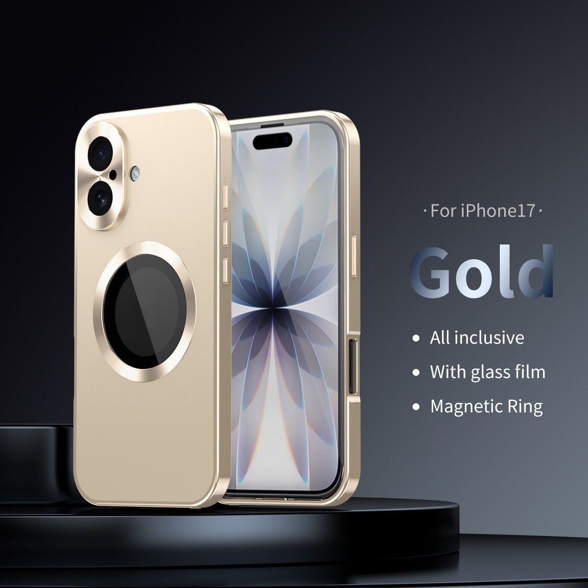 Original Color Without Magnetic Metal Protective Cover