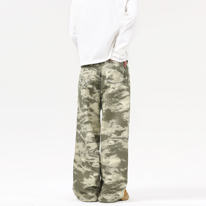 All-matching Baggy Straight Trousers