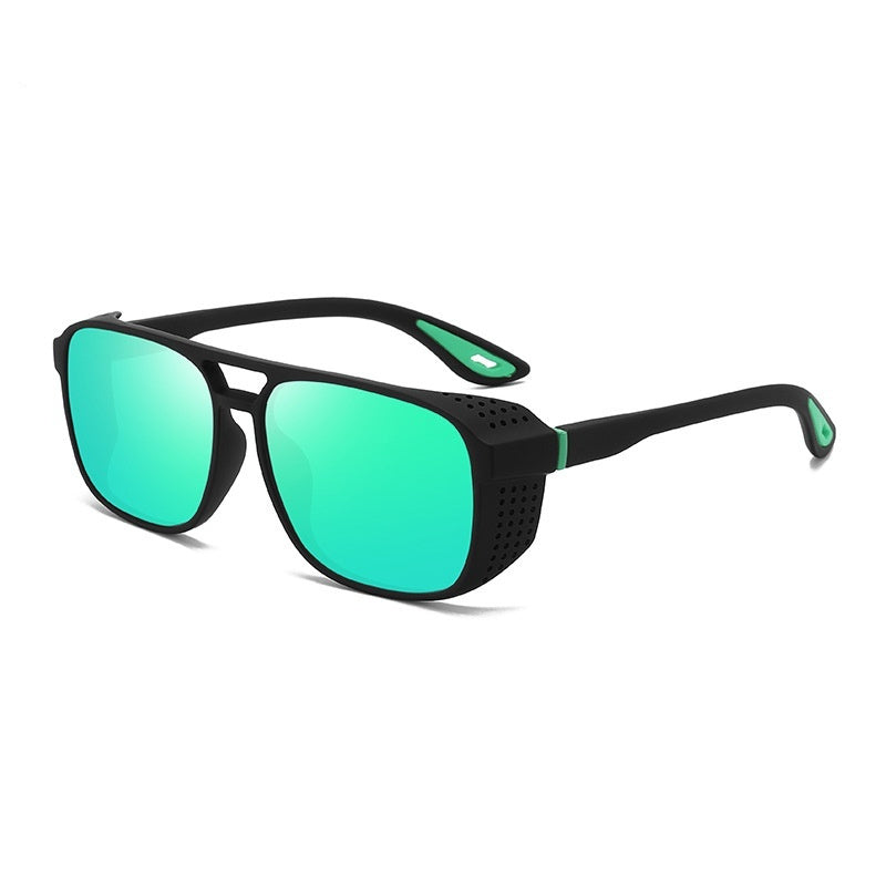 Outdoor Polarized Sunglasses With A Double-beam Side-cutout Design