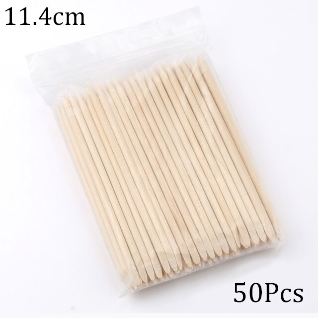 Wooden Nail Art Sticks 100 Pcs Set