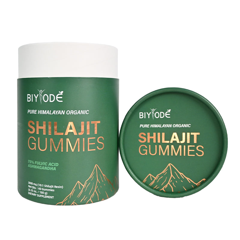 Ashwagandha Shilajit Herbal Supplement Private Label Natural Himalayan Gummies Candy